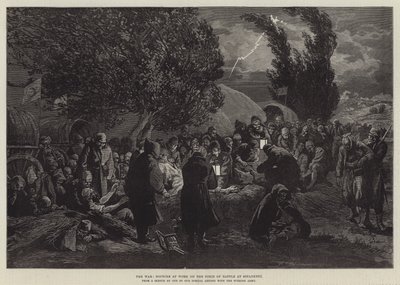 Der Krieg, Ärzte bei der Arbeit auf dem Schlachtfeld bei Sinankeui von Felix Regamey